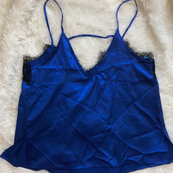 NWT Love J Royal Blue Tank Top - Picture 2 of 4